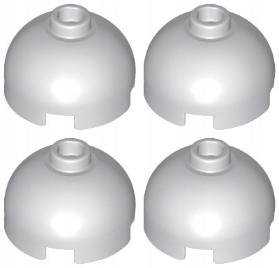 

Lego 30367 553c Kopułka szara Lbg Nowa (4g) 4 szt.