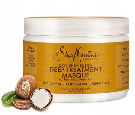 SHEA MOISTURE Raw Shea Butter Deep Masque maska Stan opakowania oryginalne