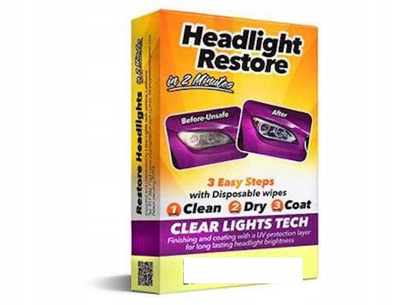 Zestaw Do Renowacji Reflektorów Clear Lights Tech Lampy Uv Auto