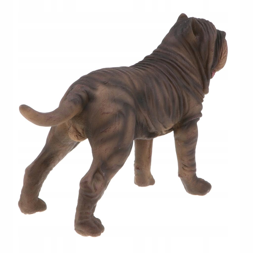 2pcs Simulation Animal Models Mastiff Figure Model Materiał plastik