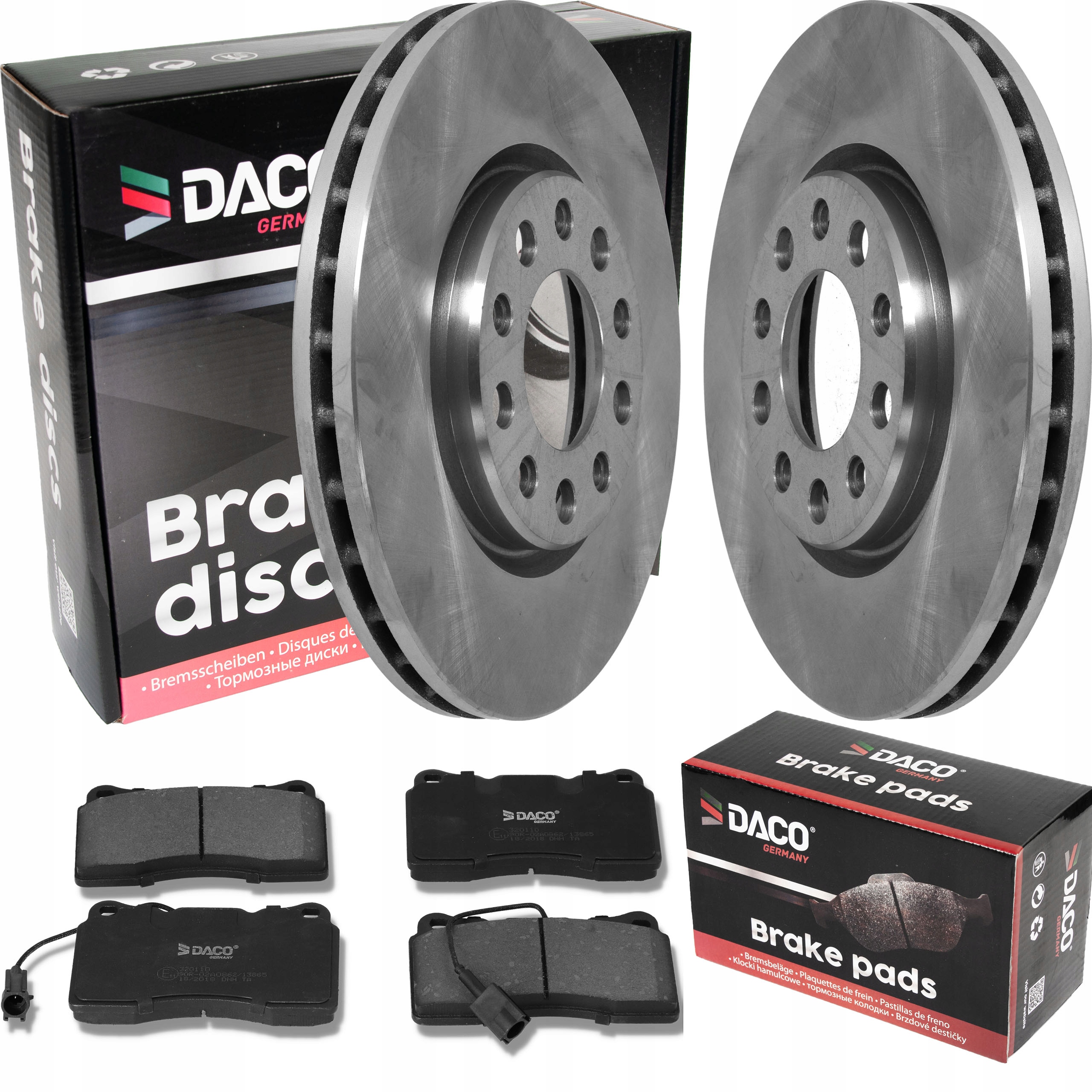 Daco диски x2 колодки Alfa GIULIETTA Fiat 500X