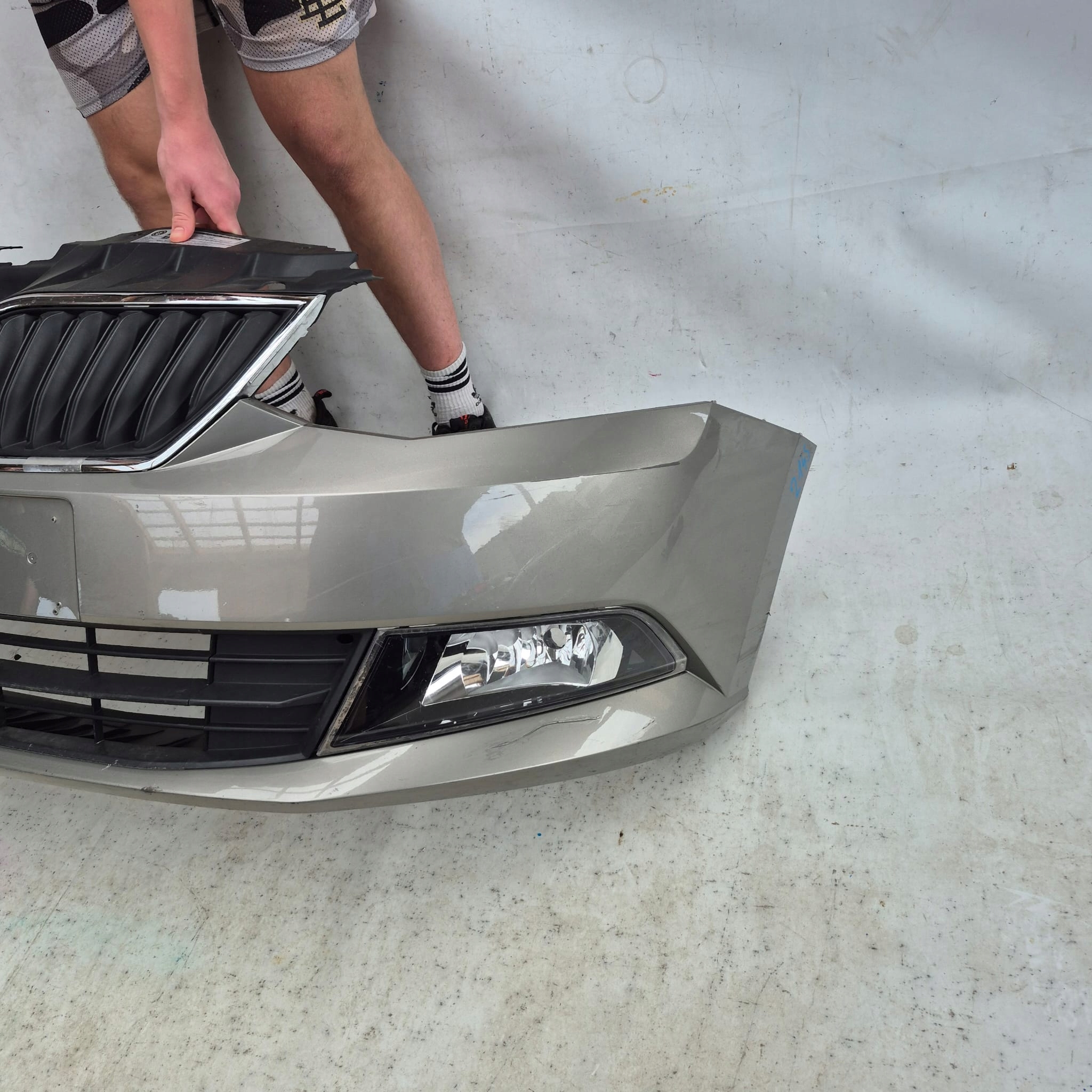 SKODA FABIA III 3 14-18 bumper front front cover