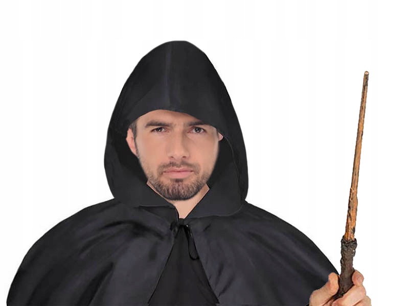 

Strój Czarodziej Peleryna Różdżka Halloween XL