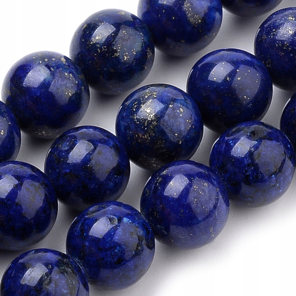 Přírodní Lapis Lazuli Kameny Kámen Korálky Koule 6mm Šňůra cca 70Št