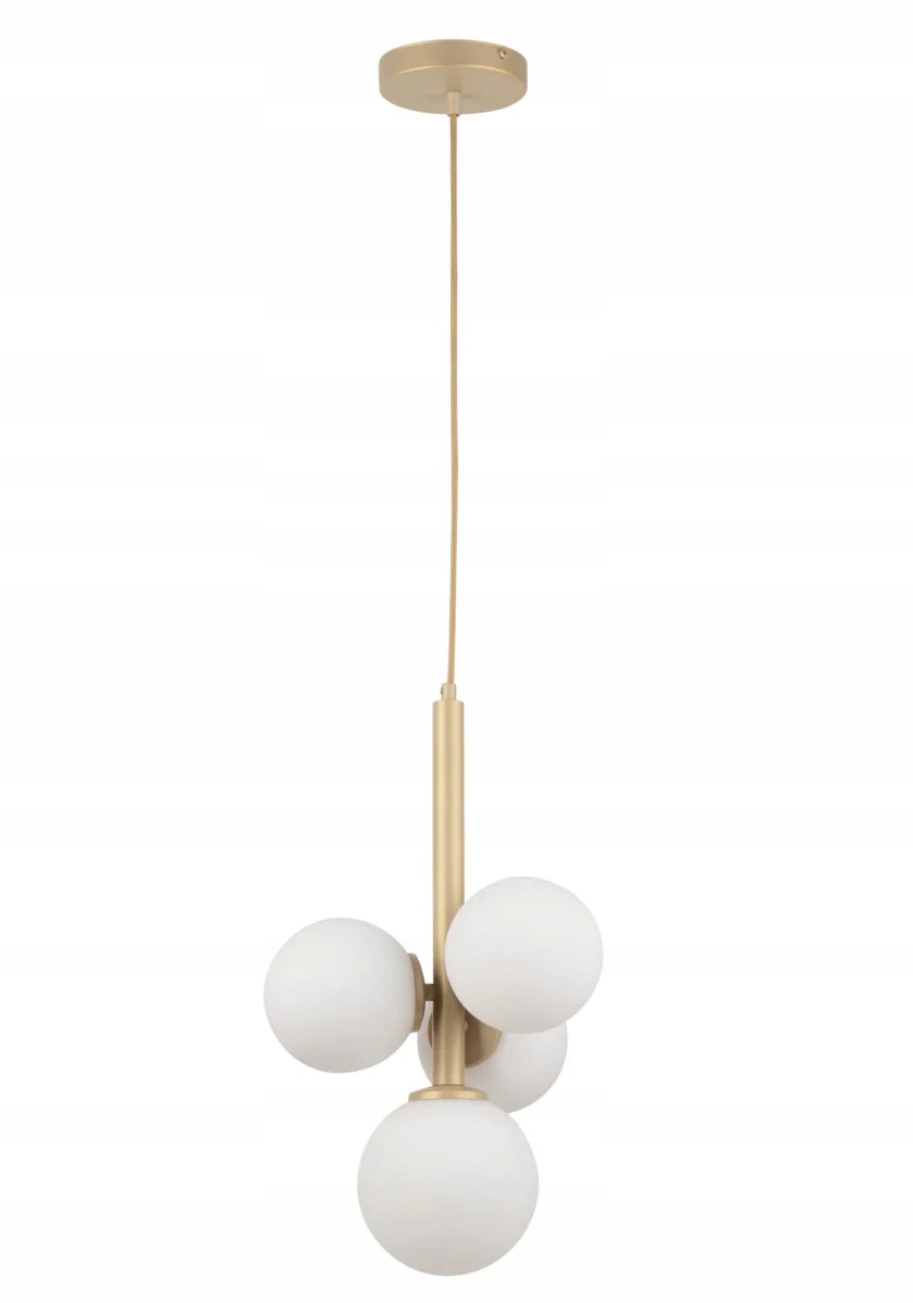 Sigma Lighting Perla závesná lampa zlatá 4xG9 4 biele gule