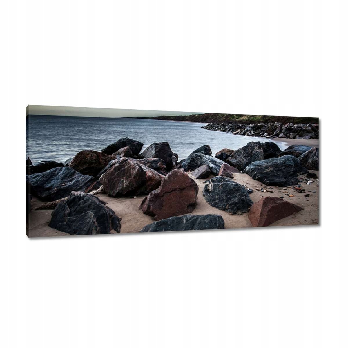 Obrazy 100x40 Kameny na pláži