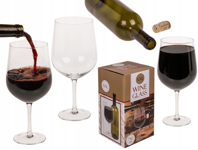 

Kielich Do Wina XXL Kieliszek 750 ml Ogromny Duży