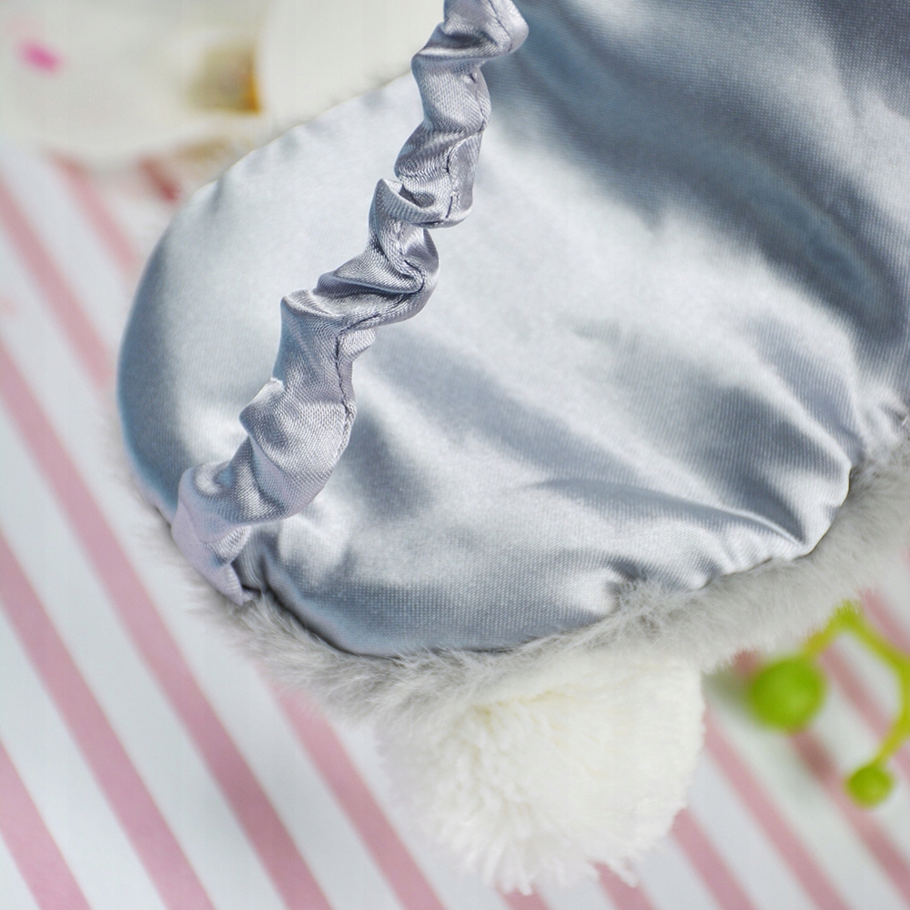 OPASKA NA OCZY DO SPANIA MASKA PLUSZOWA MIŚ KOALA PREZENT NA WALENTYNKI Materiał dominujący poliester