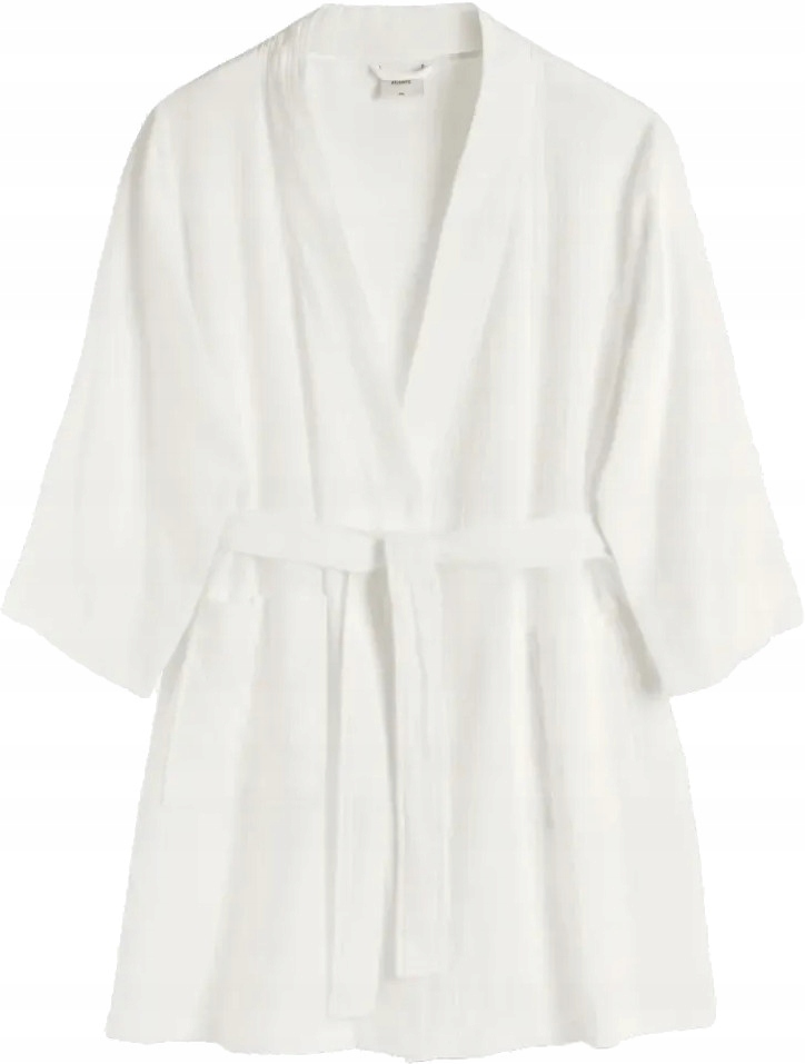 Dámský Bavlněný Mušelínový Župan Atlantic SZL001 Ecru *L/XL*