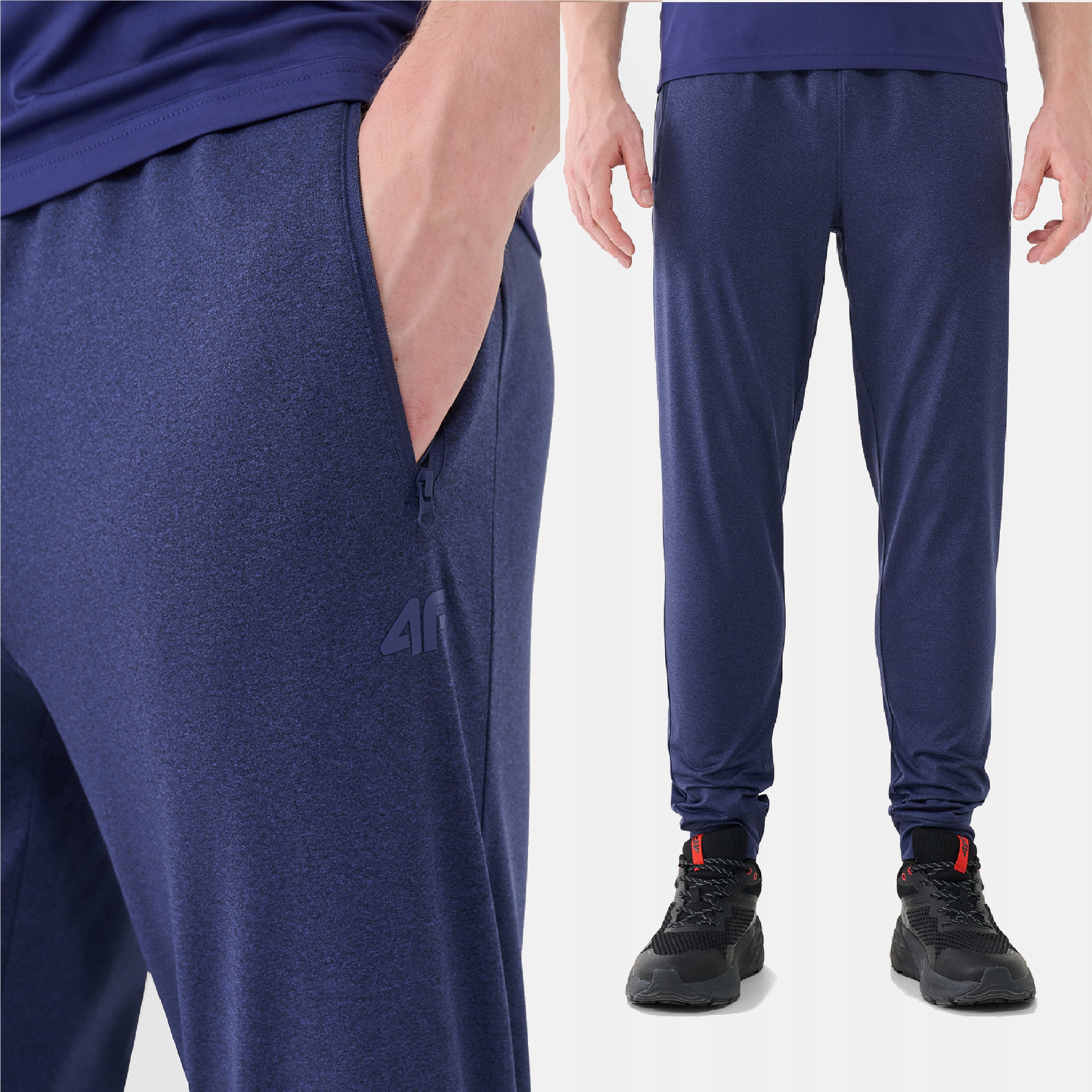 Pánské Teplákové Kalhoty 4F Tréninkové Rychleschnoucí XXL TFTRM0835 SS25