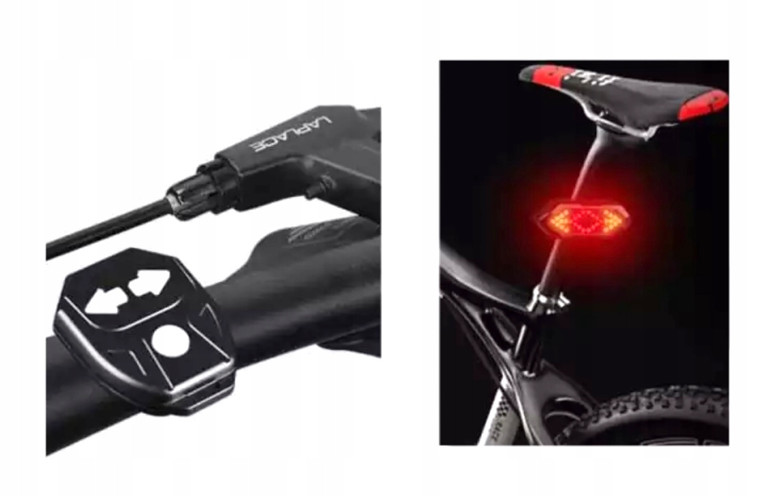 

Lampka Led na Tył Kierunkowskazy do roweru rower