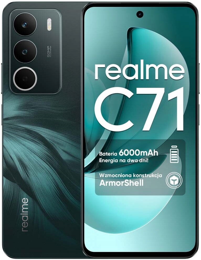 Realme C71 8GB/256GB 6000mAh 6,74" 1600x720 90Hz 13Mpix