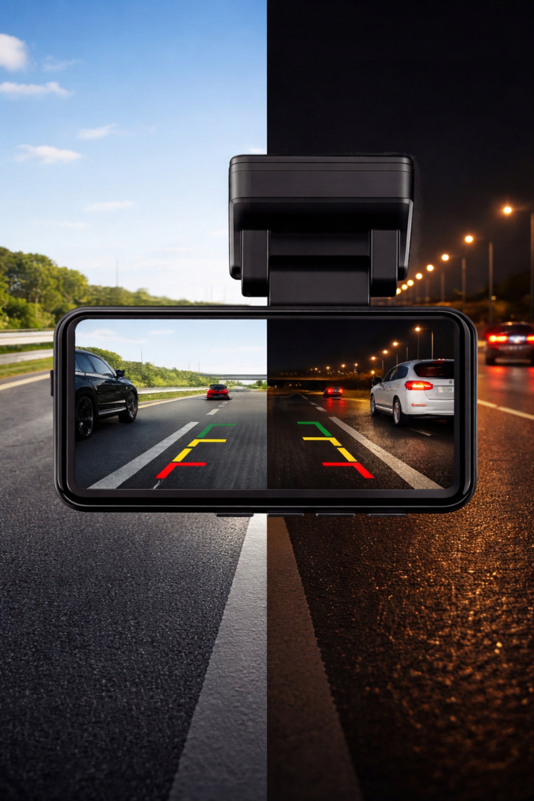 Wideorejestrator samochodowy 4K GPS WiFi kamera przód tył ADAS G-Sensor