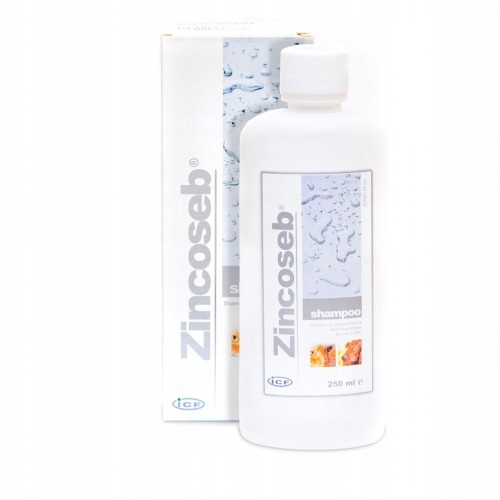 Levně Zincoseb šampon 250 ml Šampon proti lupům pro psa kočku s chlorhexidinem