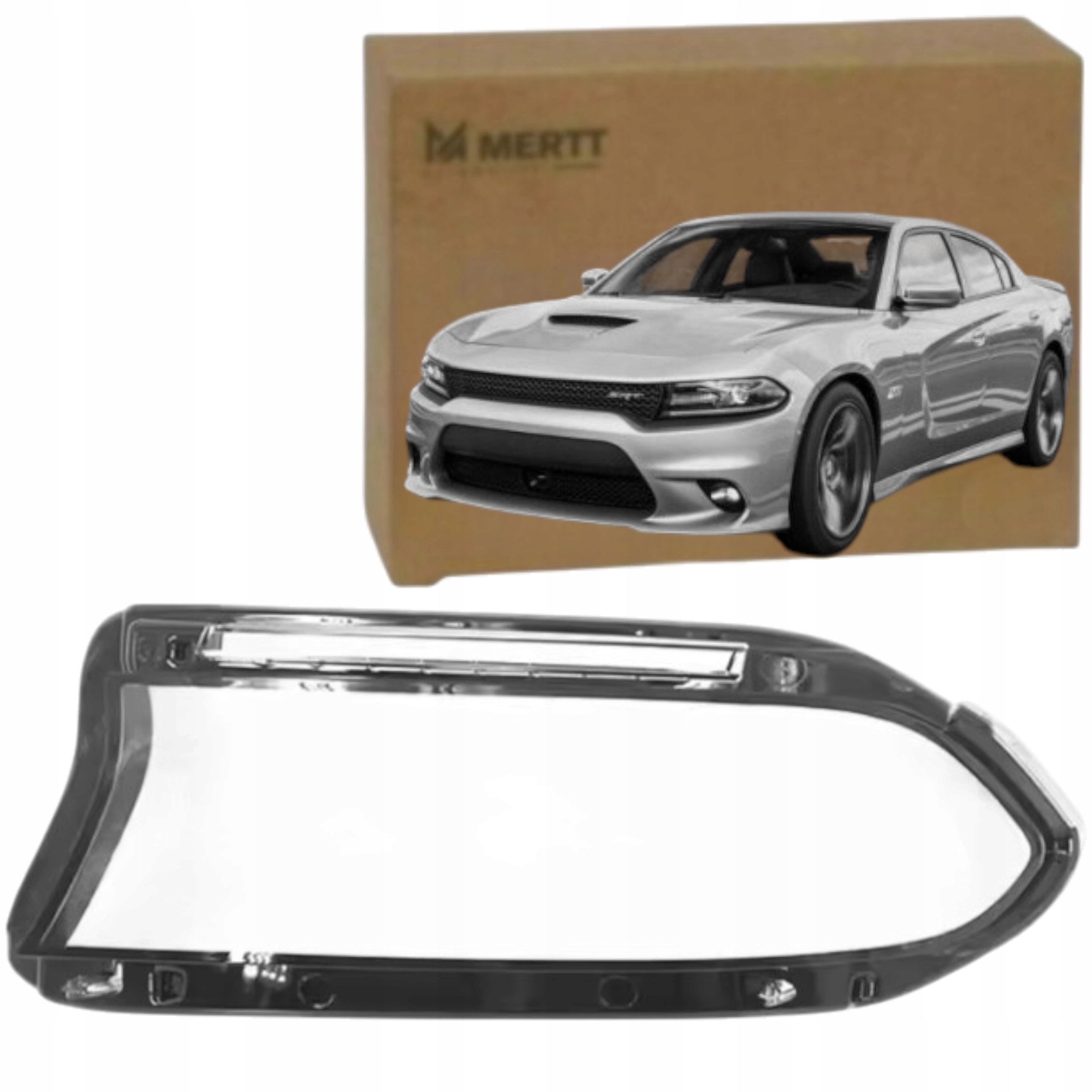 Dodge Charger VII 2015-2020 Klosz Sklo Předního Světlometu Levé