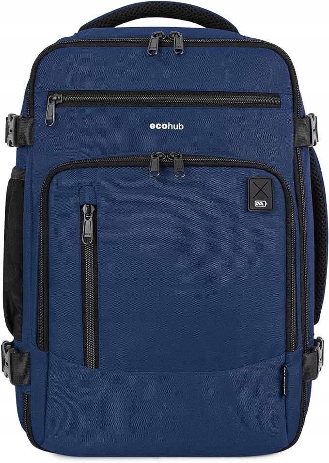 Cestovní Příruční Batoh Ryanair Ecohub Expander 40X20X25 cm 20L Modrý