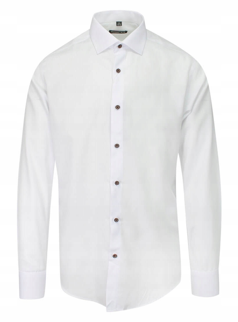 Bílá košile Grzegorz Pánská Móda 46/176-182