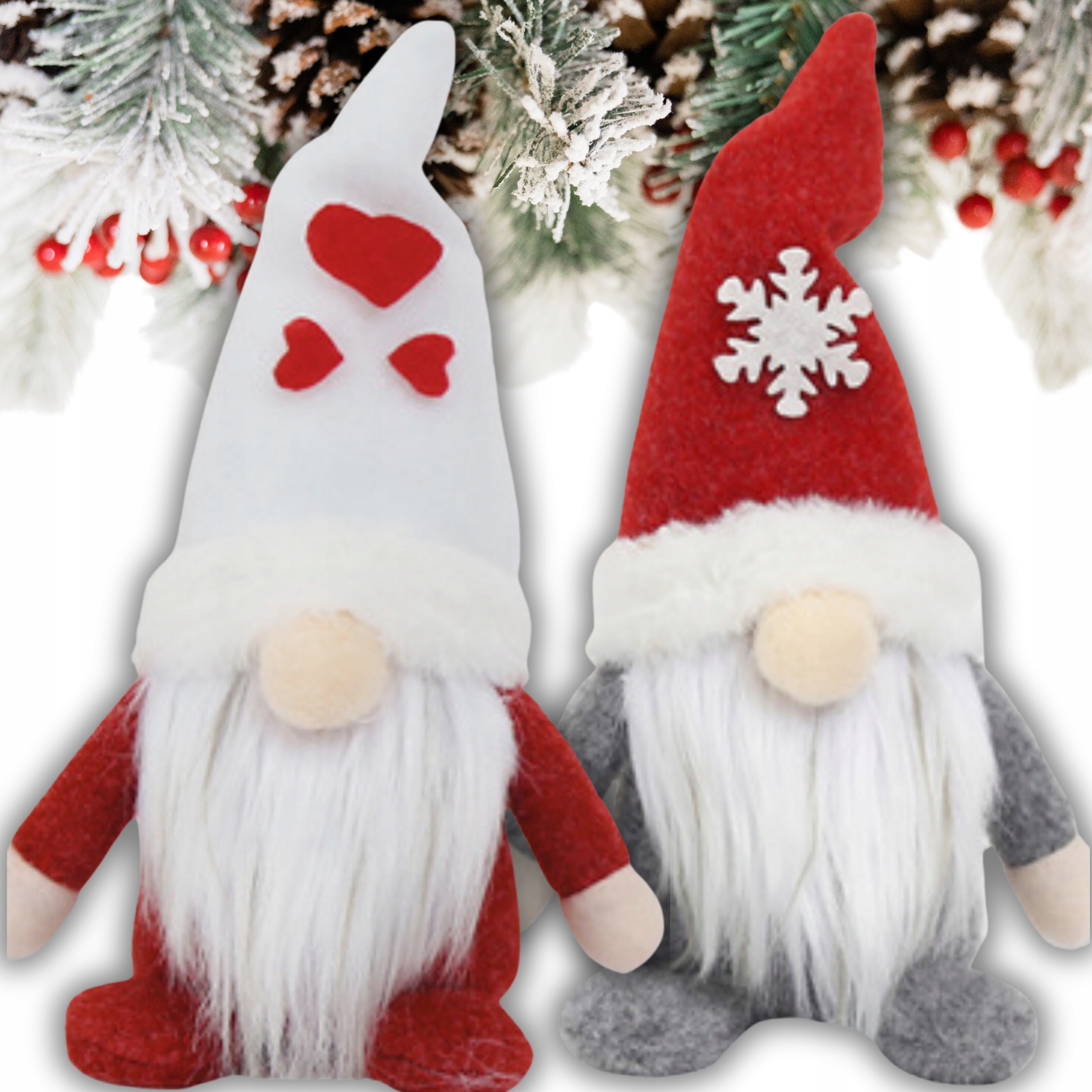 2X SKRZATY KRASNAL ŚWIĄTECZNY MIKOŁAJ GNOM ST Marka inna