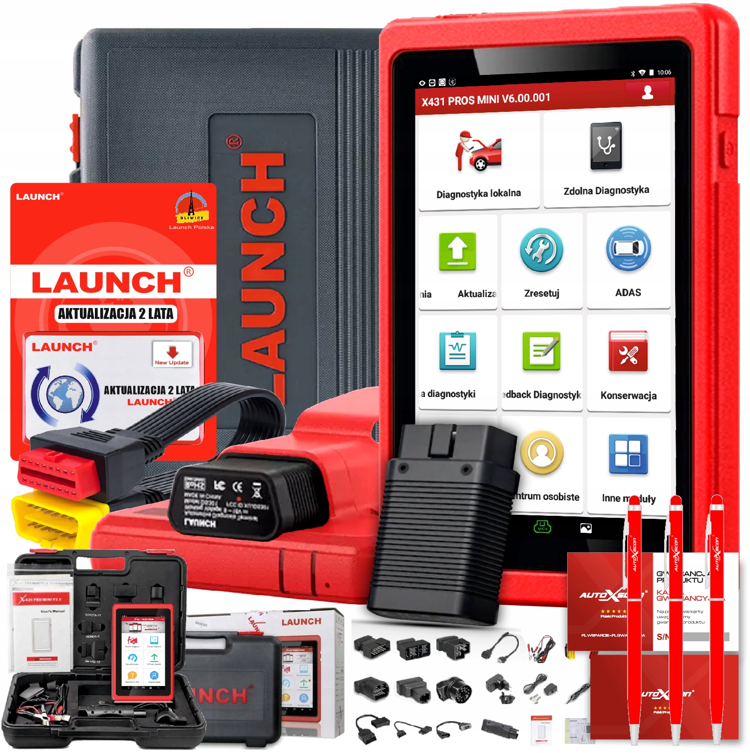 LAUNCH PROS MINI X-431 TESTER DIAGNOSTYCZNY SKANER