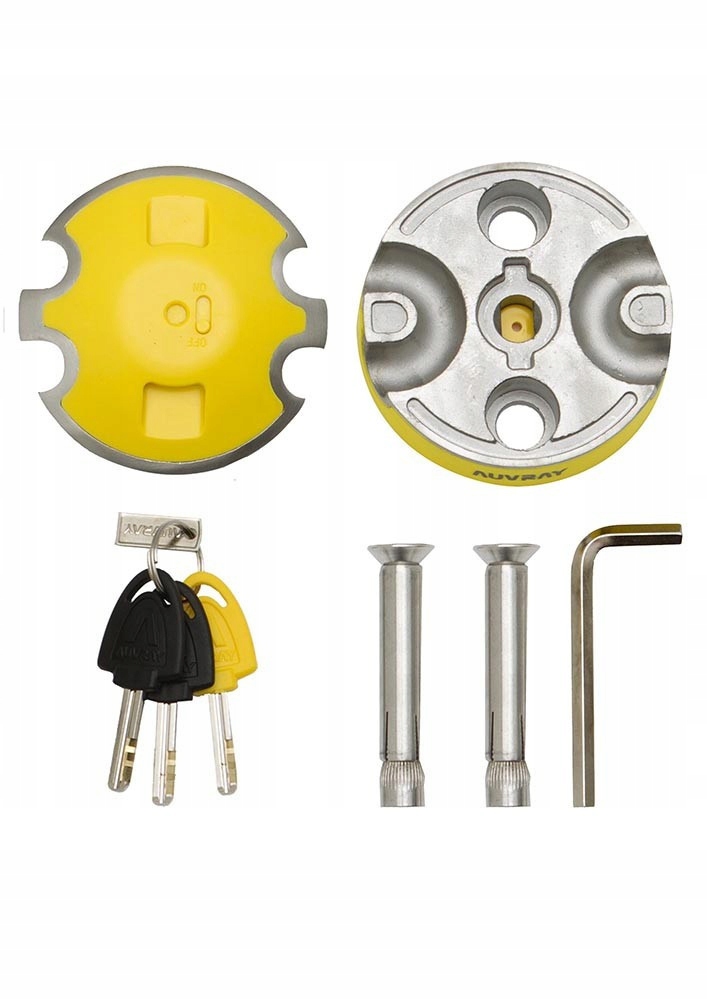 Auvray dvojitá podlahová kotva priemer hlavného tŕňa 14 mm