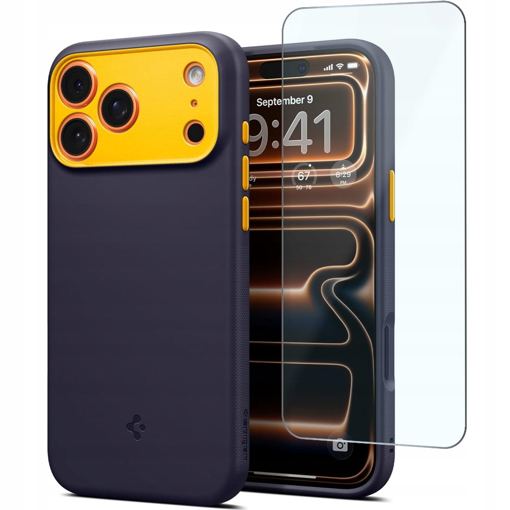 Etui do iPhone 17 Pro Max, Spigen Nano Pop do MagSafe, stylowy case szkło