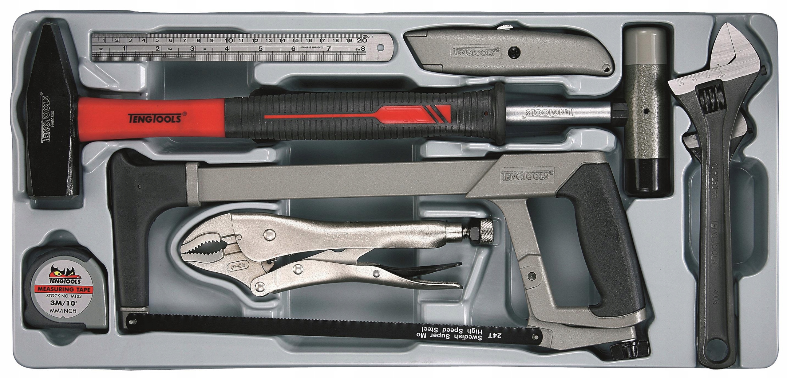 Dielenský set obsahujúci 9 nástrojov Teng Tools TTPS09E