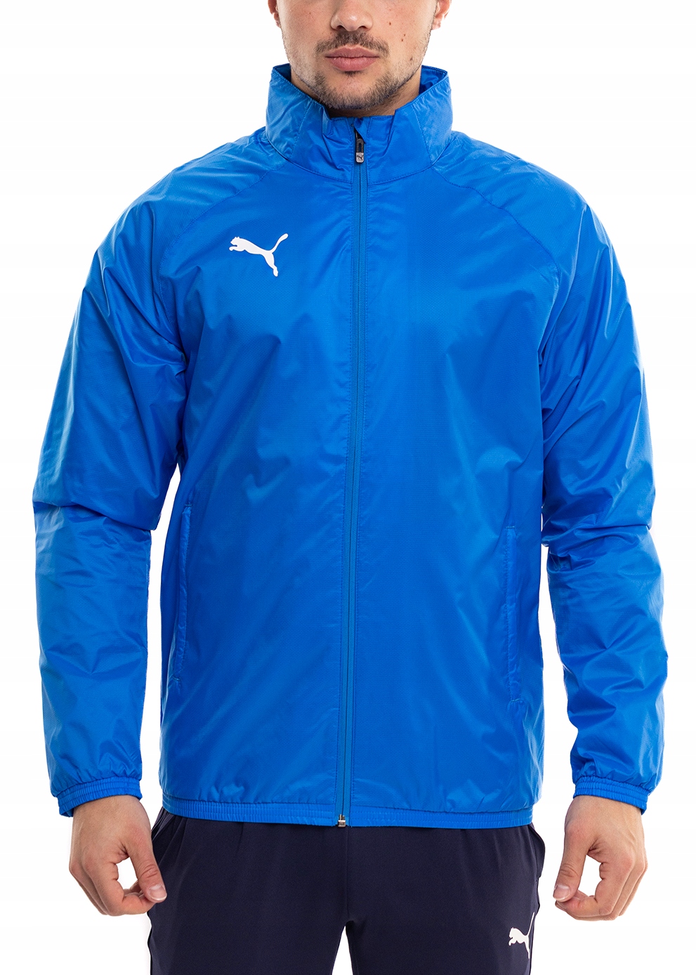 Pánská bunda Puma proti dešti se zatahovací kapucí Sportovní Lehká M