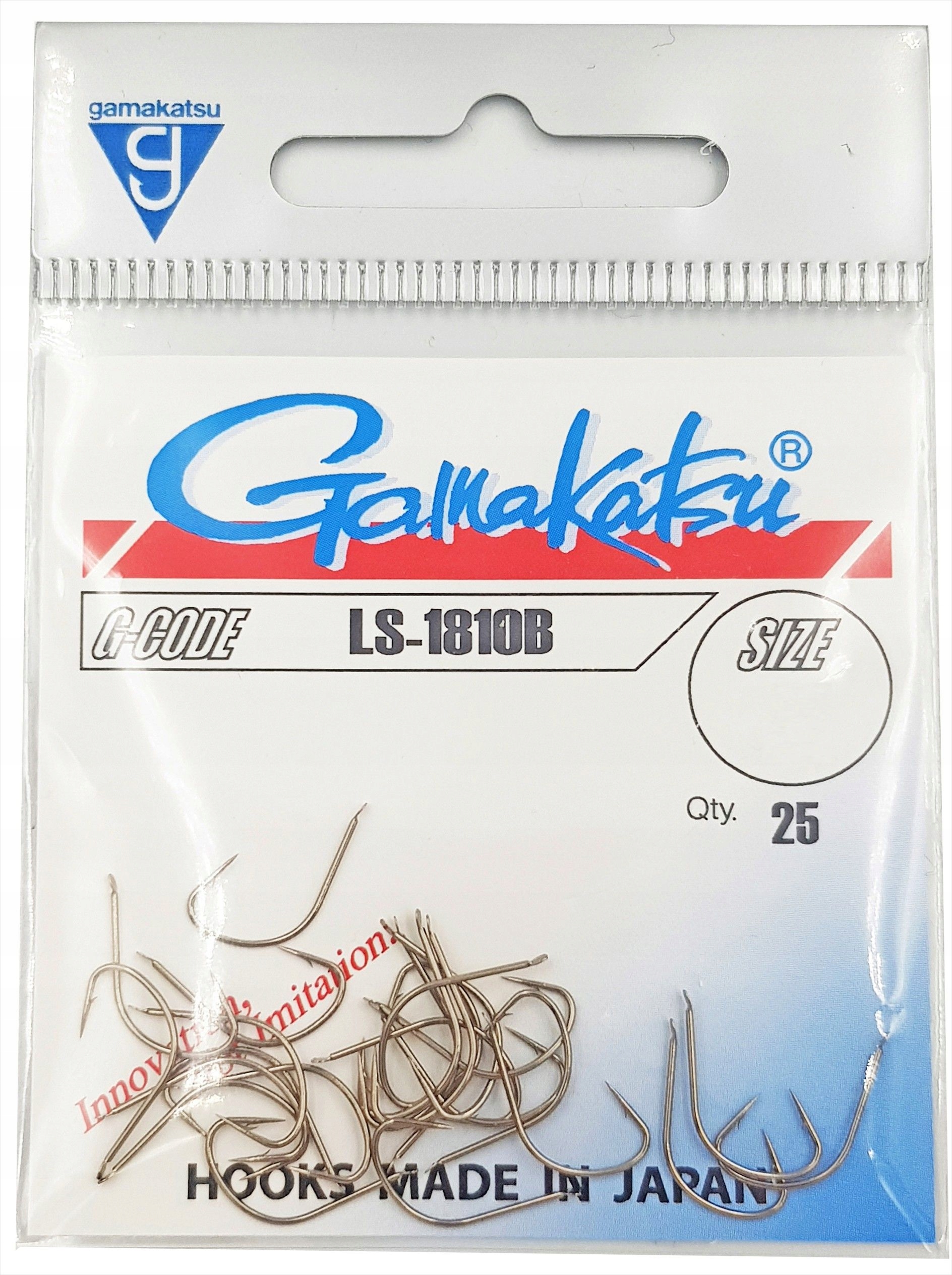 Haczyki Gamakatsu LS-1810B rozm.6 (25szt.)