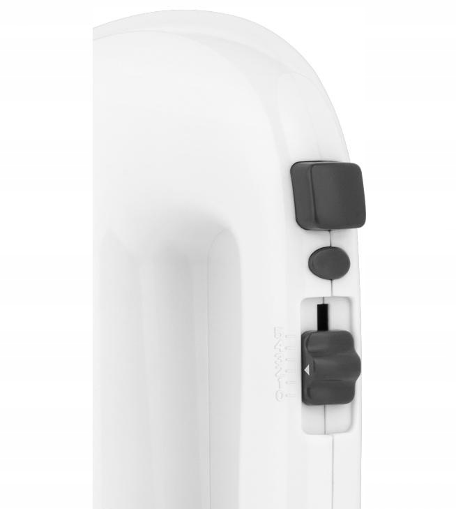 Mikser Ręczny Turbo 400W 5 Prędkości Kolor dominujący biały