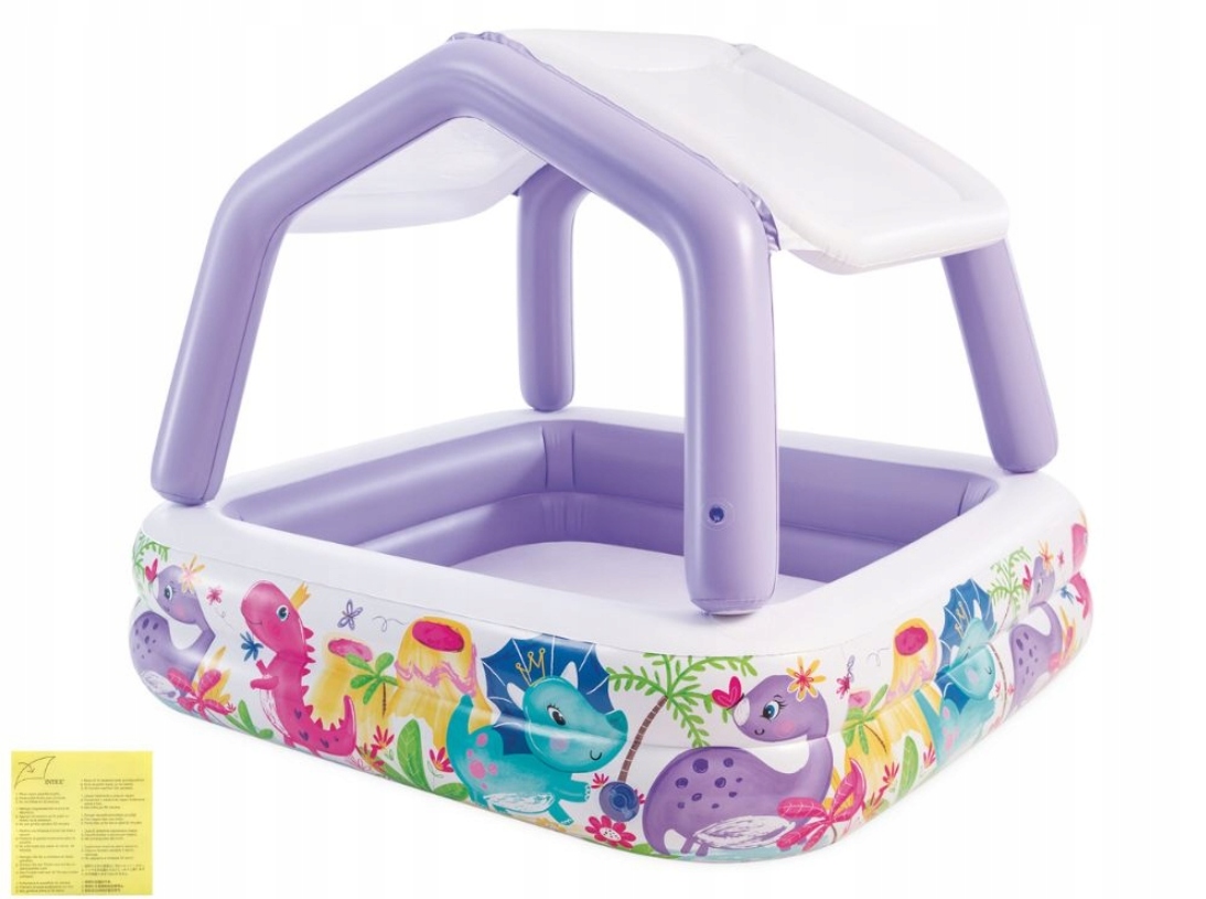 Basen Dmuchany Dla Dzieci Z Daszkiem 157X157X122 Intex Model 2025