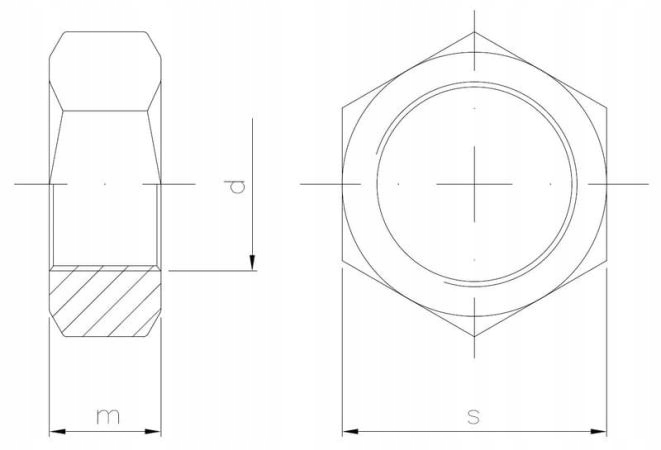 NAKRĘTKA M8 kl 6 DIN 934 OCYNK 1KG OK- 217szt Marka Marcopol