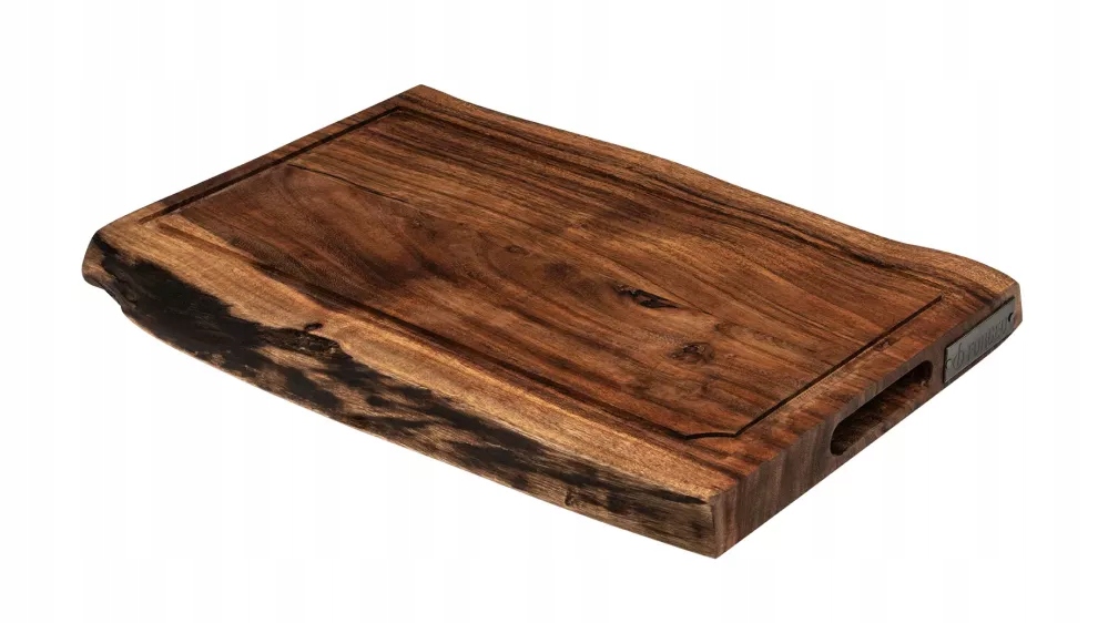 Forged gruba solidna deska do krojenia z drewna akacjowego premium 45x30
