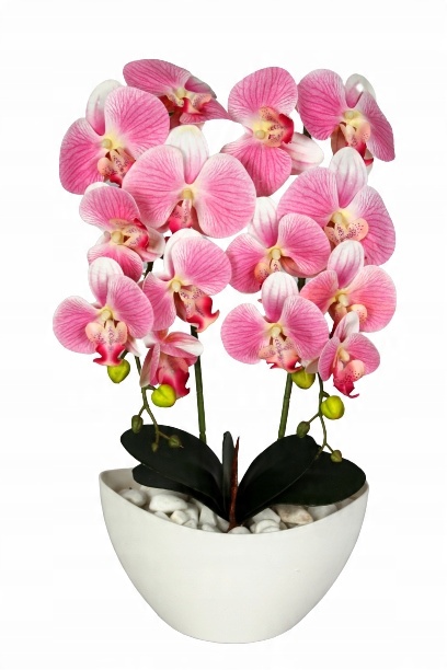

Storczyk Sztuczny Orchidea Kwiaty Silikonowy
