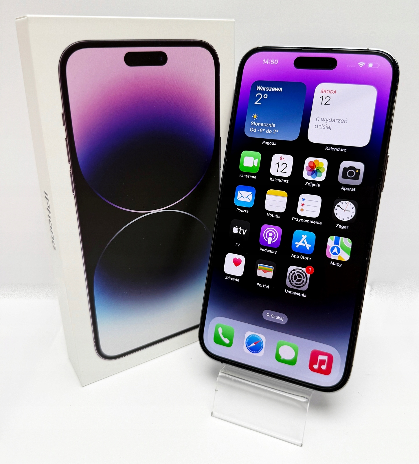 iPhone14ProMax 128GB ディープパープル Apple iPhone 14 Pro Max 128 GB Deep Purple Odblokowy Poland