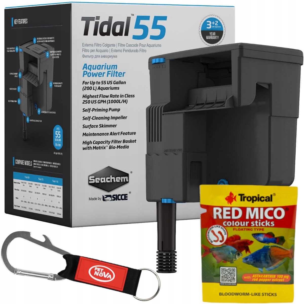 Levně Seachem Tidal 55 Kaskádový Filtr Matrix