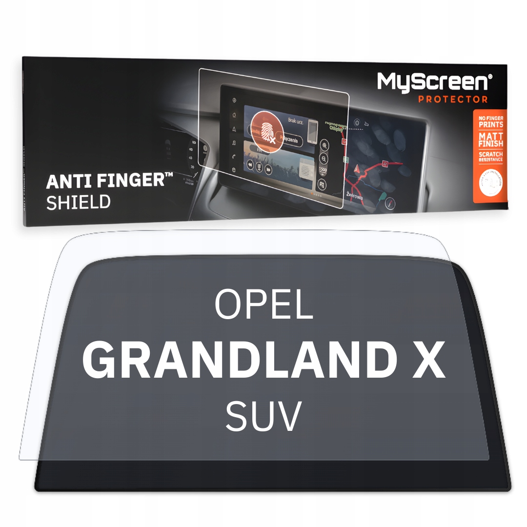 Matná fólie pro Opel Grandland X Suv 2017 2021 8" MyScreen s ochranou proti odlupování prstů