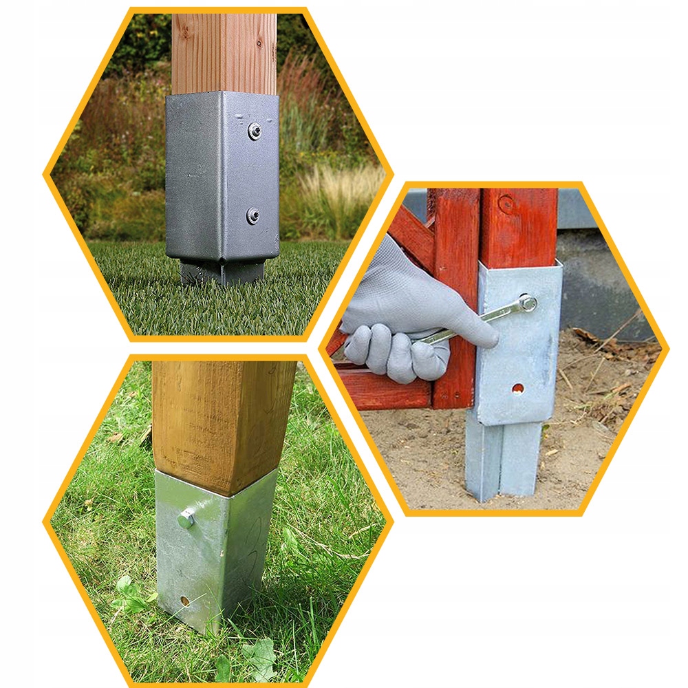 PODSTAVKA STĹPIKA ZAPICHNUTÁ DO ZEME KOTVA 90x750 PSG90 PERGOLA PODPORA DOMAX EAN (GTIN) 5907708148223