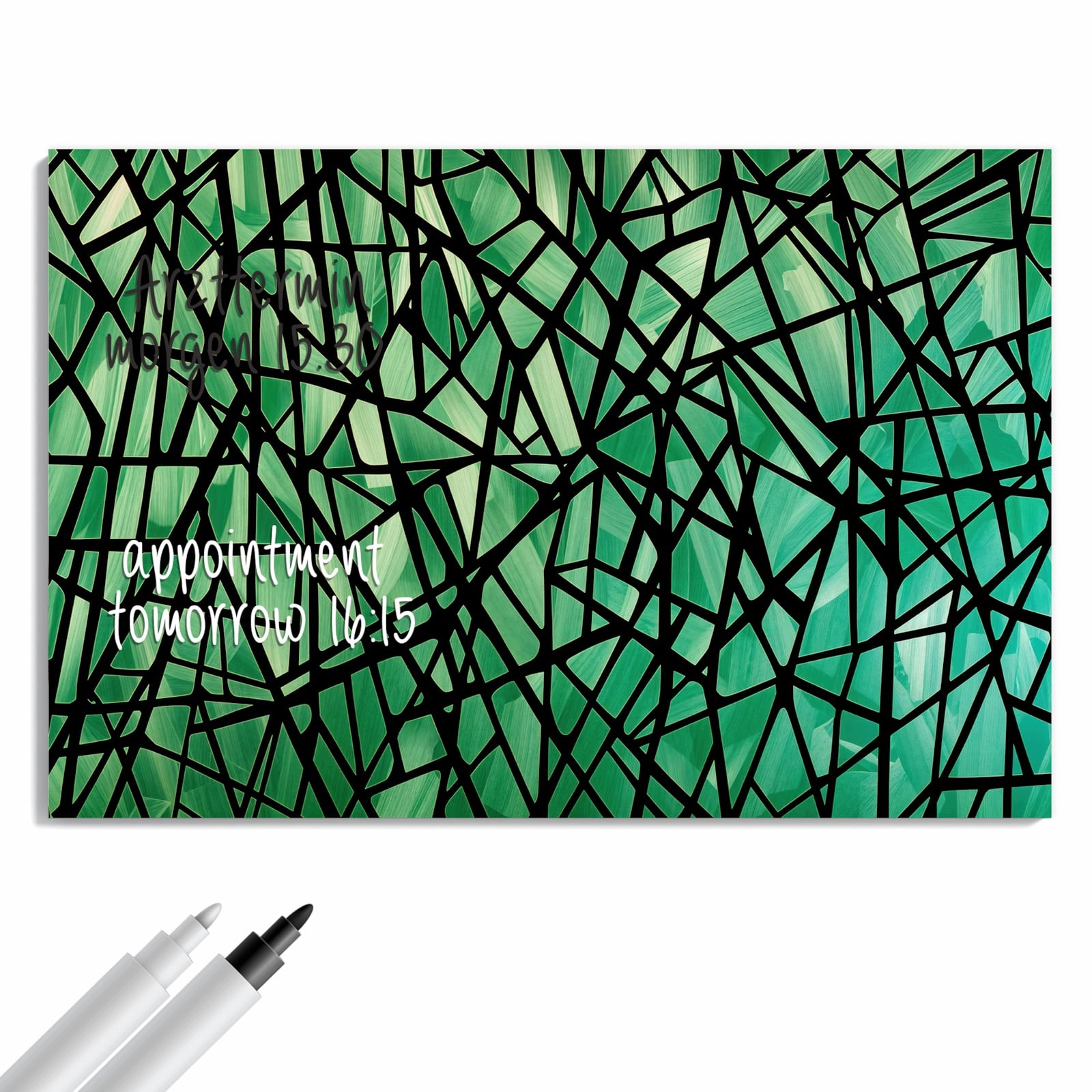 Magnetická tabule Geometrický vzor na szkle 60 × 40 cm