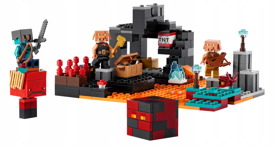 LEGO MINECRAFT 21185 - BASTION W NETHERZE Marka LEGO