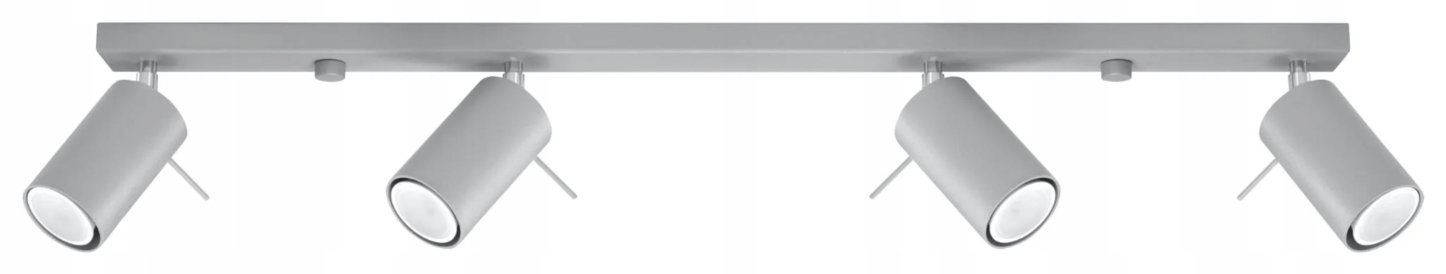 Stropné svietidlo Ring 4L sivé Sollux Lighting