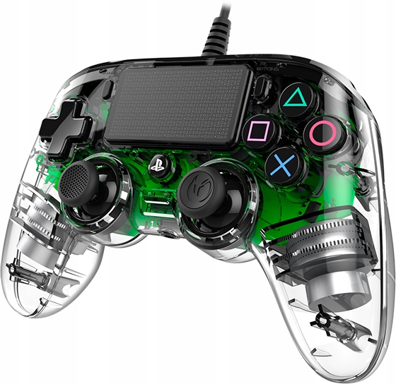 NACON Compact Controller do PS4 Zielony świecący