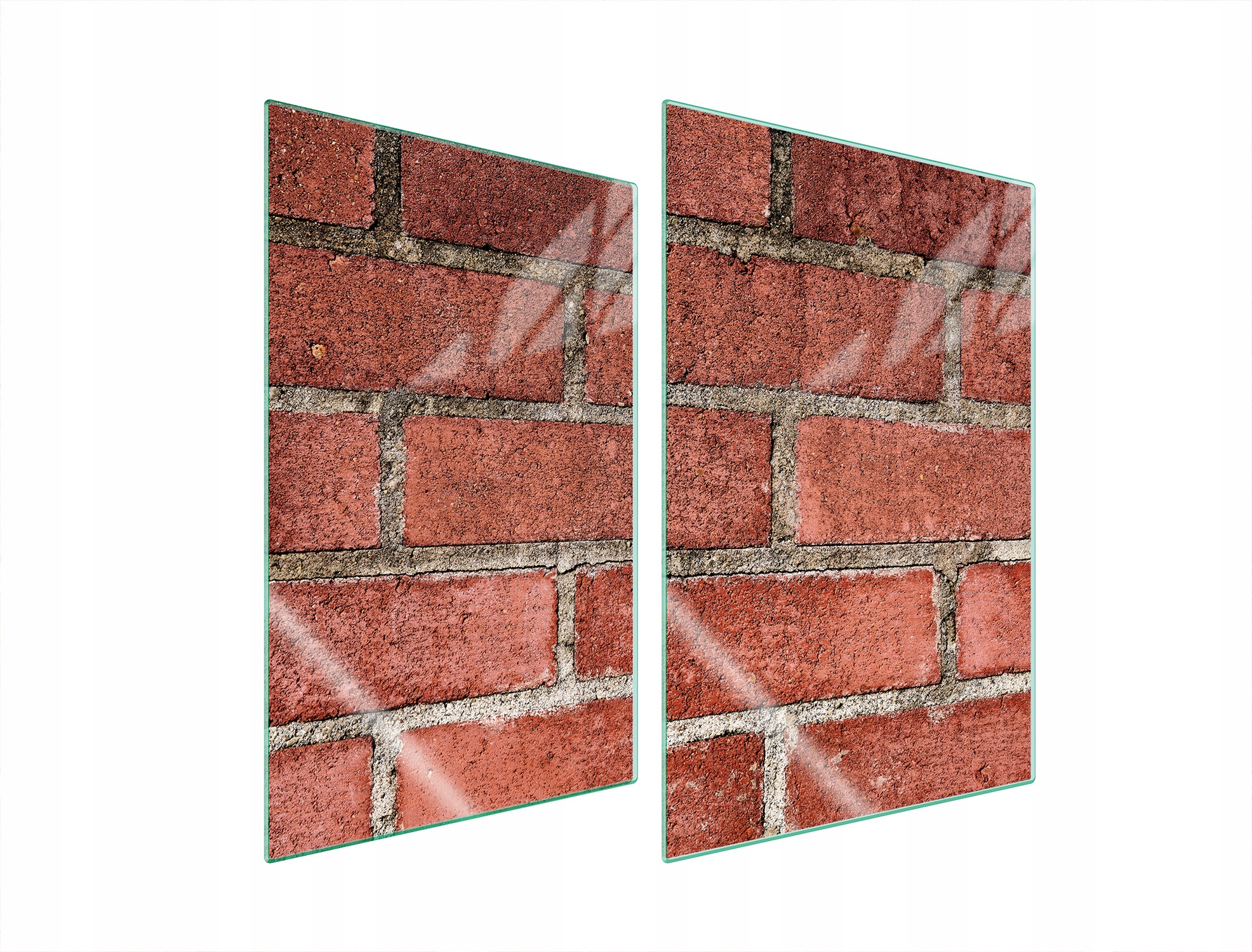 Skleněná Ochranná Deska Do Kuchyně 2x35x52 Cihlové Tvrzené Sklo