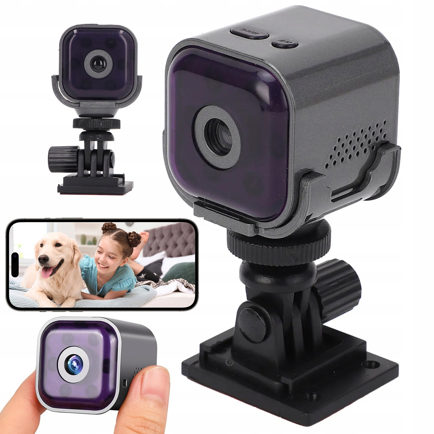 Skrytá Špionážní Kamera V Mini Wifi Powerbance, Senzor Pohybu Full Hd