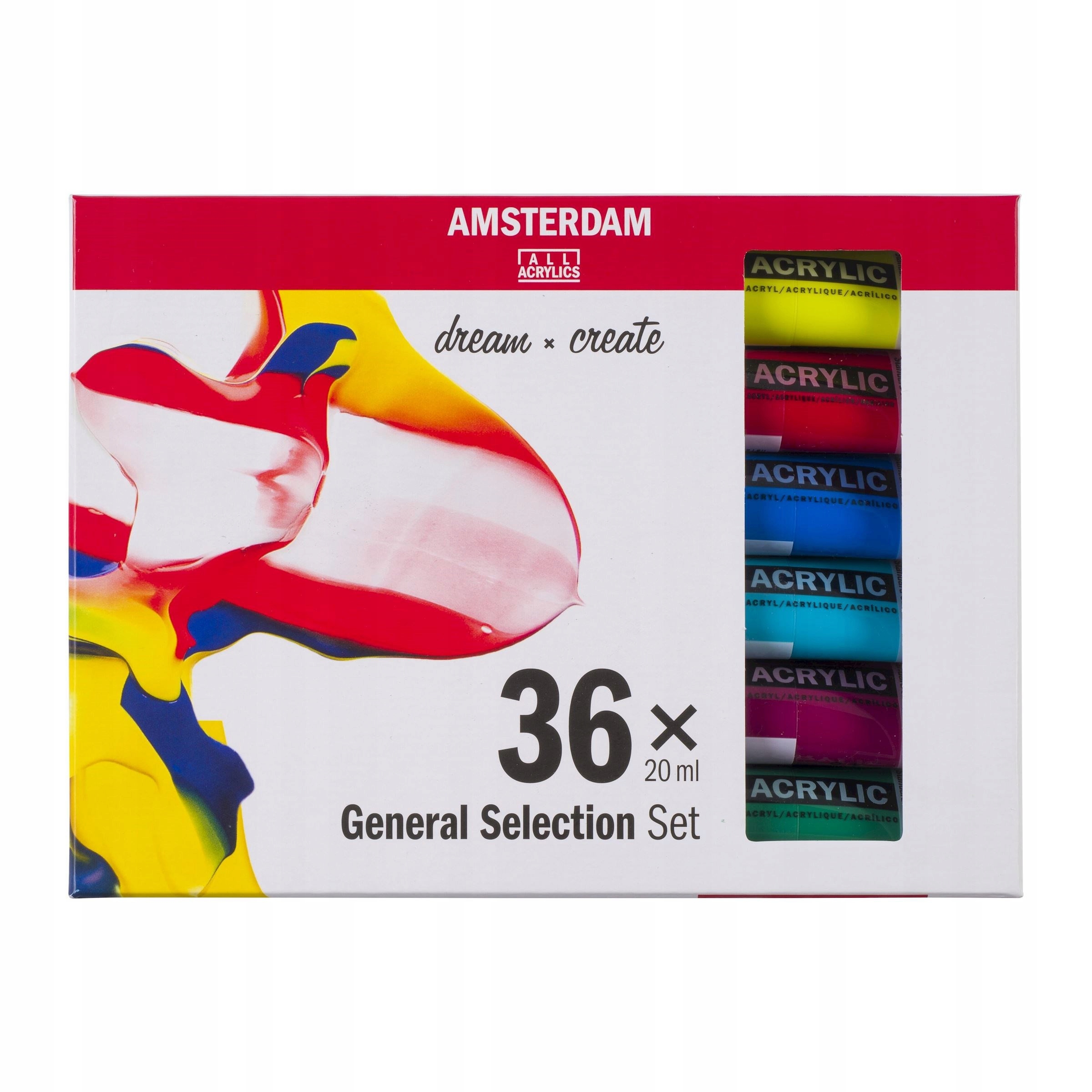 Akrylové barvy sada Talens Amsterdam 36 x 20 ml