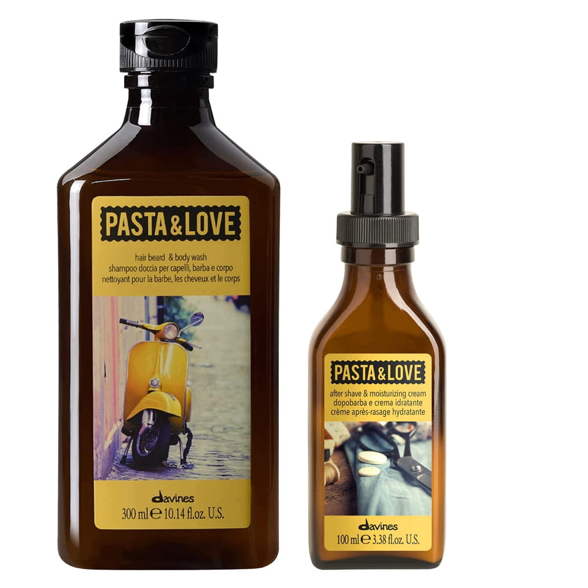 Pasta & Love płyn do mycia krem do twarzy zestaw dla mężczyzn