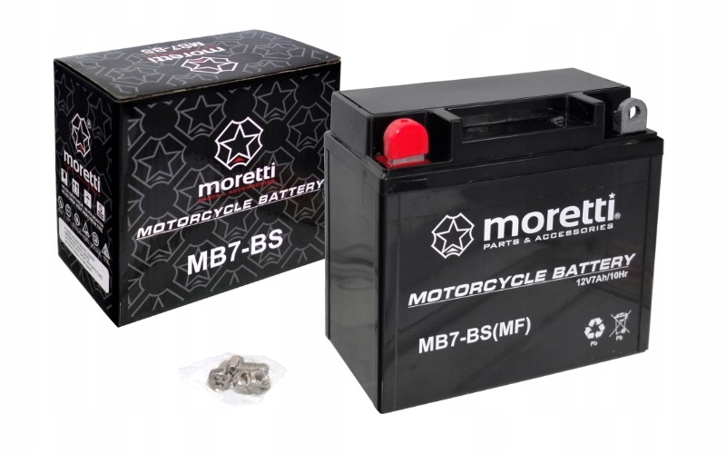 Akumulator MB7-BS YB7-BS Moretti Żelowy Agm 12V 7Ah 85A