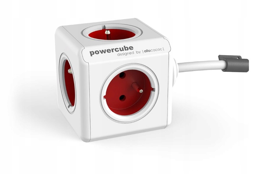 

Rozdzielacz allocacoc PowerCube Extended 3,0 m Red