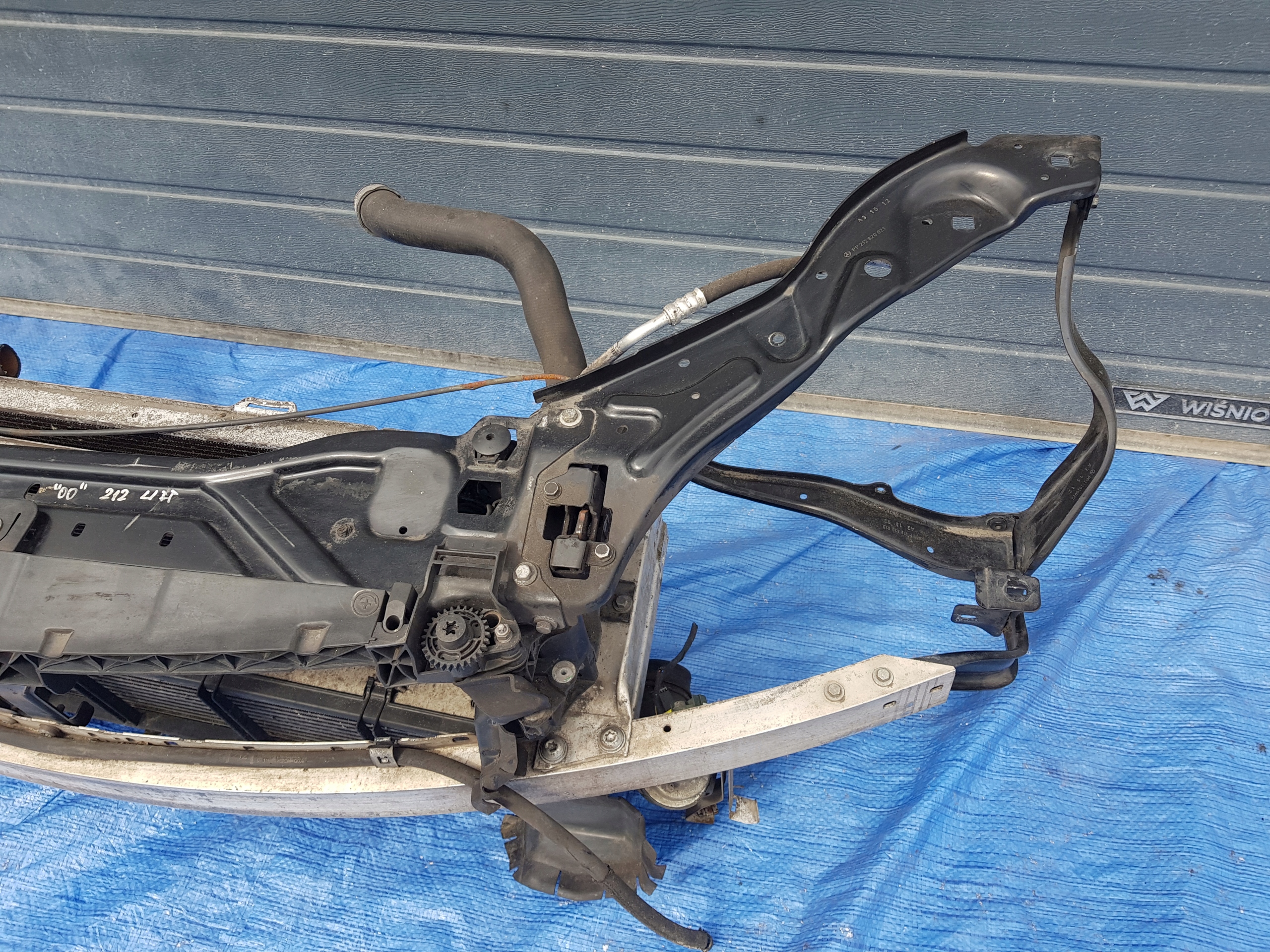 support panel for radiators radiator MERCEDES W212 LIFT 651 2.2 CDI HYBRYDA