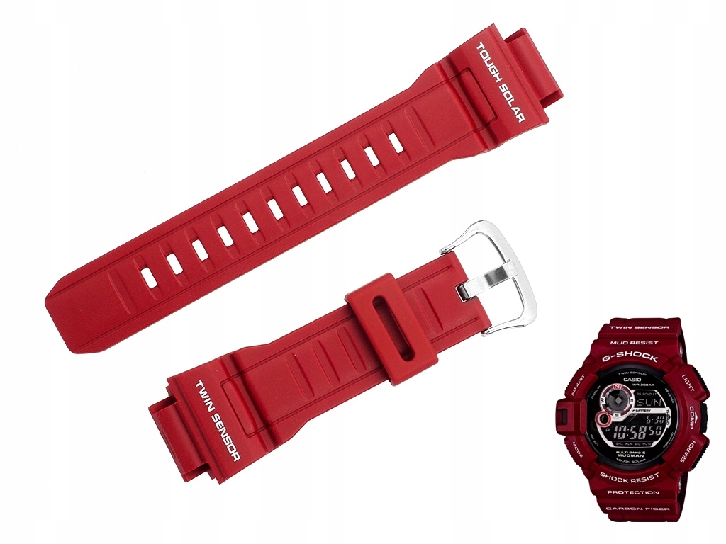 Červený pásek Casio G-Shock G-9300 G-9300RD GW-9300 originál