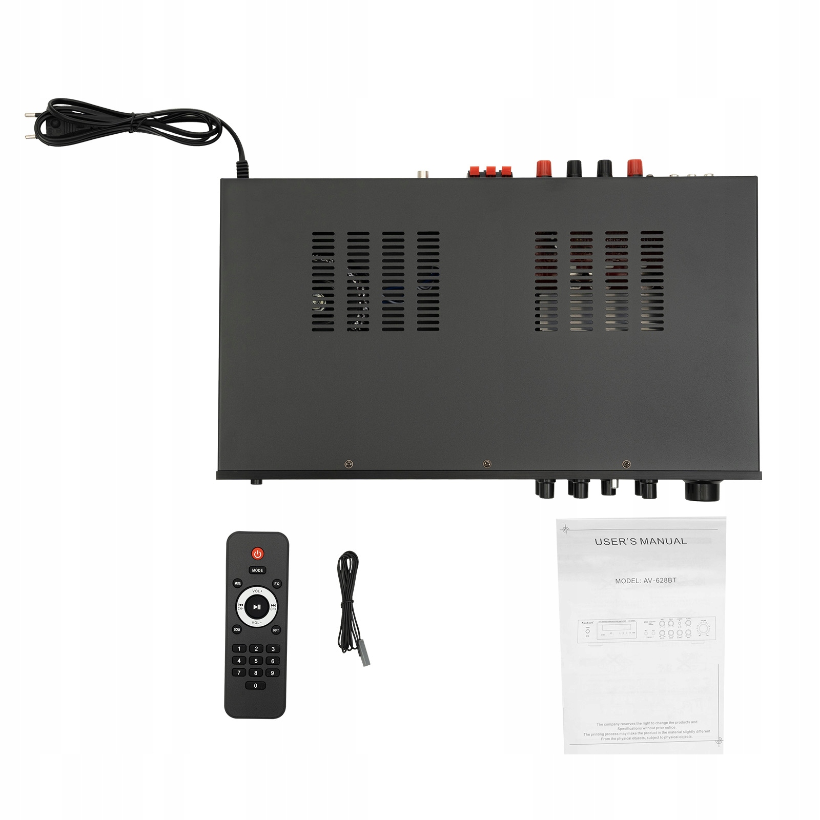 AV-628BT 5.1-kanałowy wzmacniacz audio Komunikacja Bluetooth